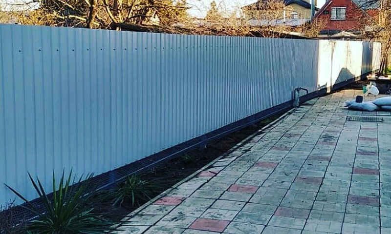 Забор из профлиста