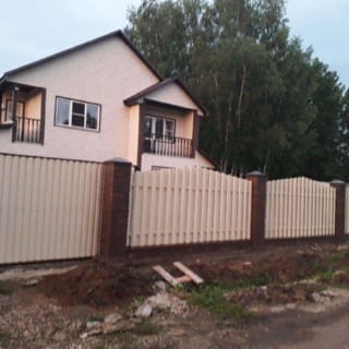 Заборы под ключ